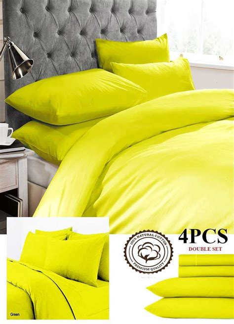 neon bedspread|neon yellow bed sheets.